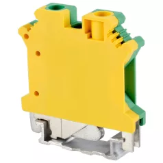   Tracon 0,2-6mm2, 57A TSKA6JD Védővezető ipari sorozatkapocs, csavaros, sínre, zöld/sárga 5997374118439