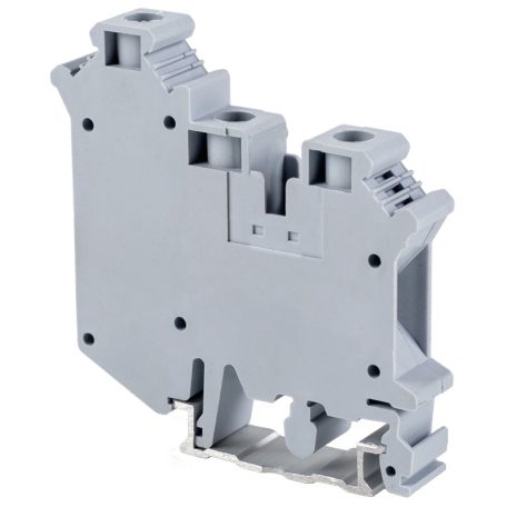 Tracon 800V 76A 0.5-16 mm2 TSKA10/3 Háromkapcsos ipari sorozatkapocs, csavaros, sínre, szürke 5997374206761