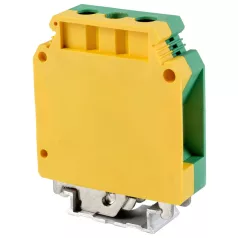   Tracon 6-35mm2, 150A TSKA35JD Védővezető ipari sorozatkapocs, csavaros, sínre, zöld/sárga 5997374118460