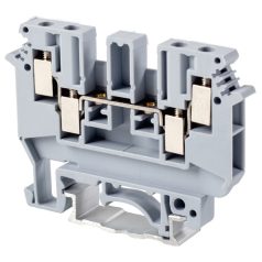   Tracon 0,2-4mm2, 690VAC, 32A TSKA4/4 Négykapcsos ipari sorozatkapocs, csavaros, sínre, szürke 5997374118538