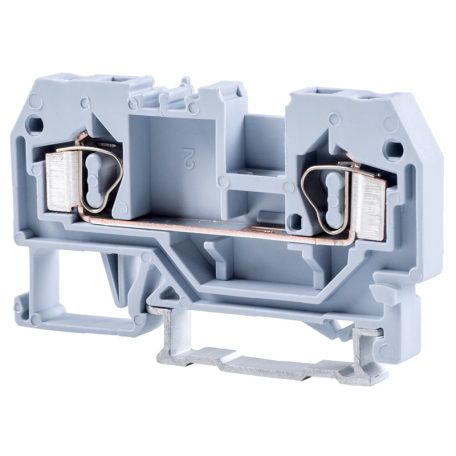 Tracon 800V 32A 0.08-4 mm2 2P TSKC4 Fázisvezető ipari sorozatkapocs, rugós, sínre, szürke 5997374207287