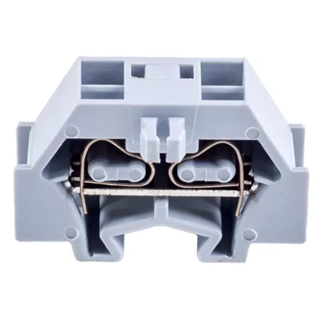 Tracon 400V 18A 0.08-1.5 mm2 2P TSKD1,5 Mini rugós ipari sorozatkapocs, csavarral rögzíthető, szürke 5997374207829