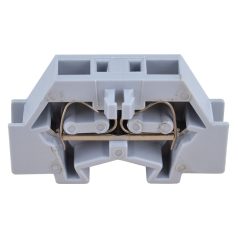   Tracon 500V 24A 0.08-2.5 mm2 2P TSKD2,5 Mini rugós ipari sorozatkapocs, csavarral rögzíthető, szürke 5997374207867