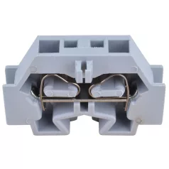   Tracon 690V 24A 0.08-4 mm2 2P TSKD4 Mini rugós ipari sorozatkapocs, csavarral rögzíthető, szürke 5997374207898