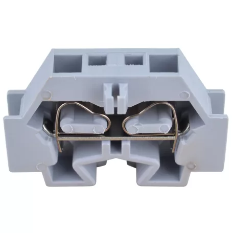Tracon 690V 24A 0.08-4 mm2 2P TSKD4 Mini rugós ipari sorozatkapocs, csavarral rögzíthető, szürke 5997374207898