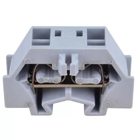 Tracon 400V 18A 0.08-1.5 mm2 2P TSKD1,5D Mini rugós ipari sorozatkapocs, csavarral rögzíthető, szürke 5997374207928