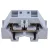 Tracon 400V 18A 0.08-1.5 mm2 2P TSKD1,5D Mini rugós ipari sorozatkapocs, csavarral rögzíthető, szürke 5997374207928