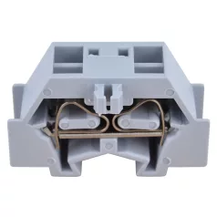   Tracon 500V 24A 0.08-2.5 mm2 2P TSKD2,5D Mini rugós ipari sorozatkapocs, csavarral rögzíthető, szürke 5997374207935