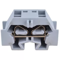   Tracon 690V 32A 0.08-4 mm2 2P TSKD4D Mini rugós ipari sorozatkapocs, csavarral rögzíthető, szürke 5997374207942