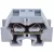 Tracon 690V 32A 0.08-4 mm2 2P TSKD4D Mini rugós ipari sorozatkapocs, csavarral rögzíthető, szürke 5997374207942