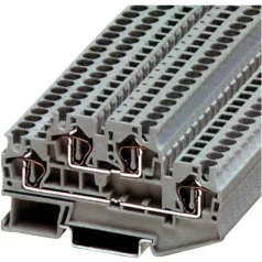   Tracon 0,2-4mm2, 500VAC, 32A TSKB4/EK Emeletes ipari sorozatkapocs, rugós, sínre, kék 5997374144322