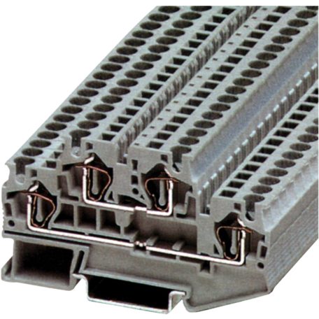 Tracon 0,2-4mm2, 500VAC, 32A TSKB4/EK Emeletes ipari sorozatkapocs, rugós, sínre, kék 5997374144322