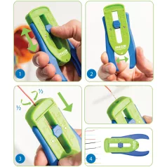   Tracon 0,12-0,8 mm GREEN LINE GLPWS Precíziós vezeték csupaszoló 5997374229555