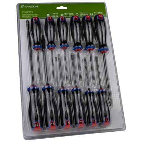 Tracon Diamond, 12pcs CNSET12 Csavarhúzó szett 5997374187213
