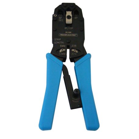 Tracon RJ11, RJ12, RJ45, RJ50 RJ468 Vágó- ,csupaszító- és présszerszám RJ.. csatlakozókhoz 5997374175746