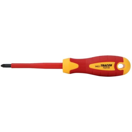 Tracon PZ2 6×100mm, AC 1000V SD60100PZ2 Csavarhúzó, Pozidriv, 1000V-raszigetelt, CrV 5997374219600