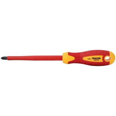 Tracon PZ3 8×150mm, AC 1000V SD80150PZ3 Csavarhúzó, Pozidriv, 1000V-raszigetelt, CrV 5997374219648