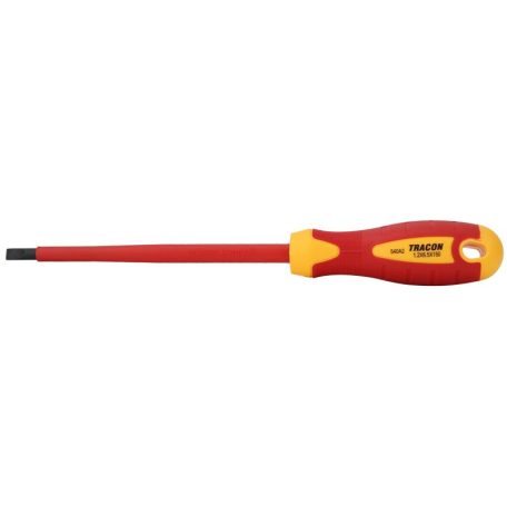 Tracon SL 6.5×150mm, AC 1000V SD65150SL Csavarhúzó, egyenes, 1000V-raszigetelt, CrV 5997374220927