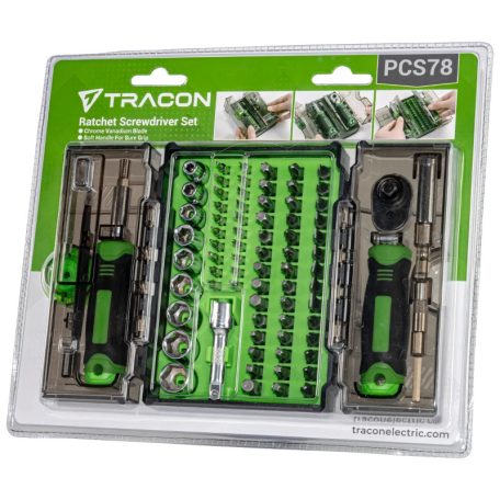 Tracon 78pcs PCS78 Szerszám készlet 5997374238533