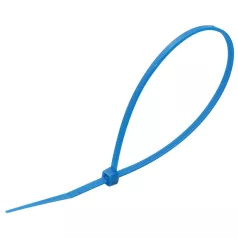   Tracon 98×2.5mm, D=1-21mm, PA6.6 120K Normál kábelkötegelő, kék 5997374152143