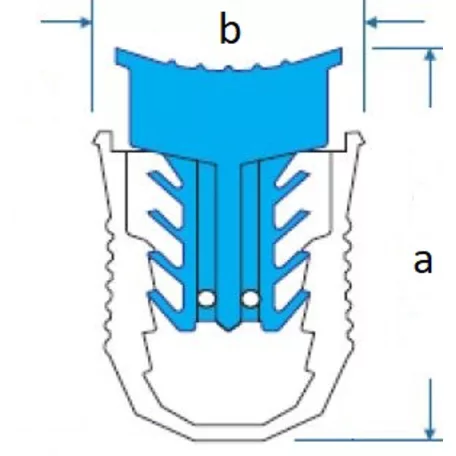 Tracon 30,5×21mm MP120 Mérőóra plomba (20db) 5997374222921