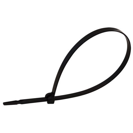 Tracon 92×2,4mm, D=2-16mm, PA6.6 TU92 UV-álló fémnyelves kábelkötegelő, fekete 5997374101974