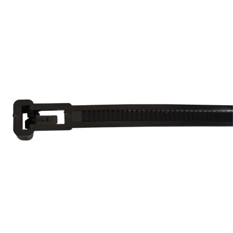 Tracon 350×8mm, D=10-100mm, PA 6.6 351-NY Nyitható kábelkötegelő, fekete 5997374193214