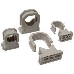   Tracon d=10-18mm, PA6.6 BCSV-3 Kábel- és csőrögzítő, sorolható, szürke 5997374109802