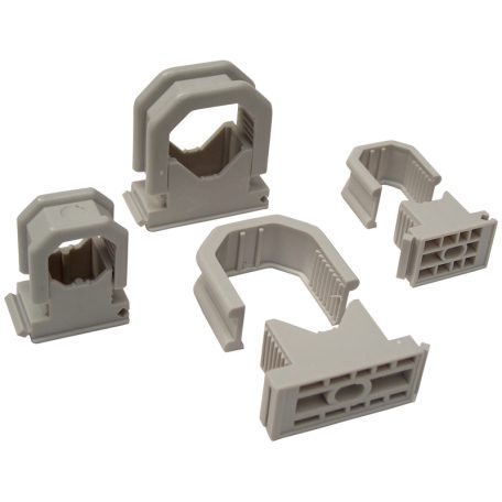 Tracon d=10-18mm, PA6.6 BCSV-3 Kábel- és csőrögzítő, sorolható, szürke 5997374109802