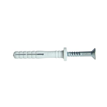 Tracon M6×55mm, PA6.6 TB655 Beüthető tipli+csavar, szürke 5997374109611