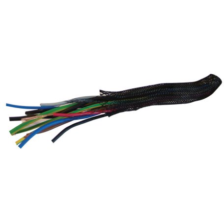 Tracon dmin-dmax=19,1-44,5mm, PET TKH-032 Műanyag kábelharisnya, halogénmentes poliészter, fekete 5997374160469