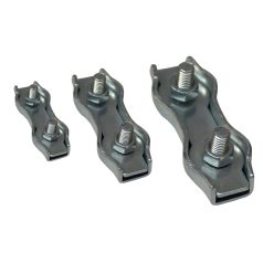   Tracon d=4-4,8mm, M5 BSZ2-4 Sodronyszorító bilincs, dupla, acél 5997374108560