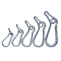   Tracon d=8mm, 1400N RKARA8 Karabiner, rugós, acél 5997374113403