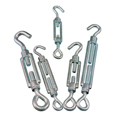 Tracon 6×60mm, 1050N FSH660 Sodrony-és huzalfeszítő szem-horog, acél+temperált öntvény 5997374108621
