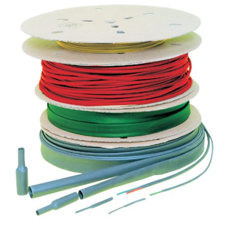 Tracon 1,6/0,8mm, POLIOLEFIN ZS016-D Zsugorcső, vékonyfalú, 2:1 zsugorodás, fekete, dobon 5997374151146