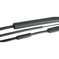   Tracon 40/12mm, POLIOLEFIN ZS40/12R Zsugorcső, közepesfalú, 4:1 zsugorodás, gyantás, fekete 5997374106252