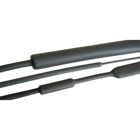 Tracon 115/34mm, POLIOLEFIN ZS115/34R Zsugorcső, közepesfalú, 3:1 zsugorodás, gyantás, fekete 5997374106306