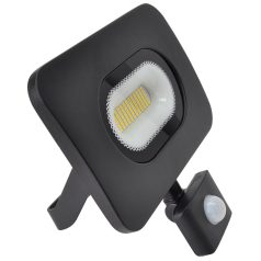   Tracon 220-240V,30W,4000K,IP65,2700lm,,120°, 10s-7min, 3-10m, EEI=F RSMDLM30H SMD fényvető mozgásérzékelővel, fekete 5997374220903
