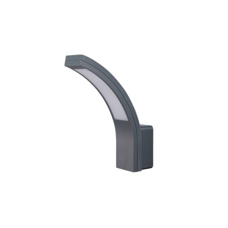 Tracon 230 VAC, 15 W, 4500K, IP54, 1100lm, EEI=G SLIBA15W Fali lámpatest, ívelt forma, antracit 5997374222877