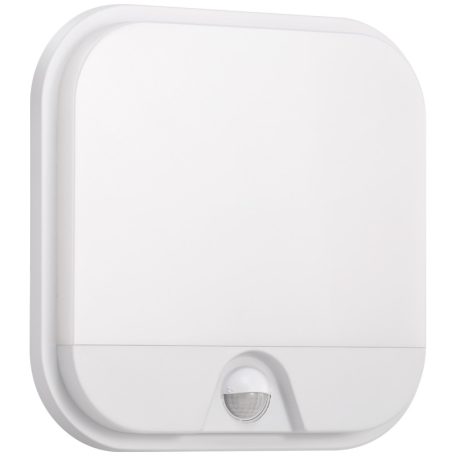 Tracon 230VAC, 20W, 140°, 2-9m, 10s-5m, 4500K , IP65, 1900lm, EEI=F SLN20W Mozgásérzékelős fali lámpatest, négyzetes, fehér 5997374131346
