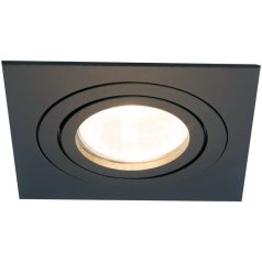  Tracon 93x93x24mm SPND1B Süllyesztett spot lámpatest, négyzetes, dönthető, fekete 5997374228930