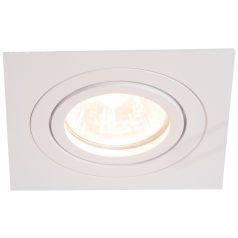   Tracon 93x93x24mm SPND1W Süllyesztett spot lámpatest, négyzetes, dönthető, fehér 5997374228947