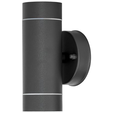 Tracon 100-240VAC, 50Hz, 2xGU10, max.35W, IP44 SPGU10IPF2A Oldalfali spot lámpatest, kültéri, antracit 5997374125734