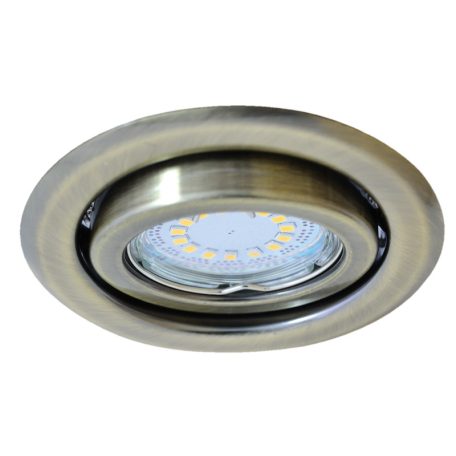 Tracon max.50W, MR16, D=97mm, 30° TLC-6MG Beépíthető lámpatest spot fényforrásokhoz, matt arany 5997374191531