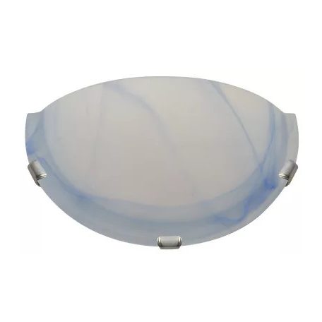 Tracon 230V, 50Hz, E27, max.1×60W, D=300 mm UFO-F-K Üveg oldalfali fél UFO lámpatest, kék 5997374176484