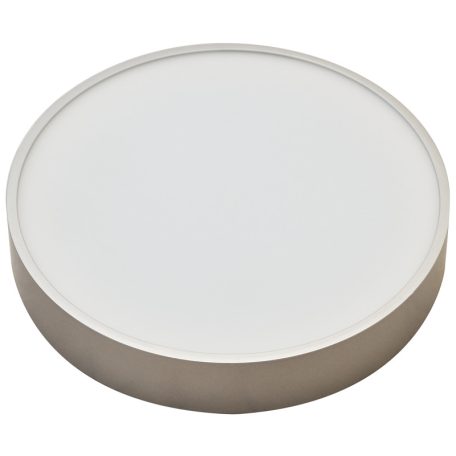 Tracon 230 V, 50 Hz, 16 W, 1200 lm, 3000 K, D=205mm,EEI=G MFDS16W Műanyag búrás falon kívüli LED lámpatest ezüst peremmel 5997374203272