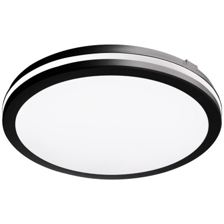 Tracon 230V,50Hz,20W, 2000lm, 3000K/4000K/6500K, IP65,D=200mm,EEI=F MFKBL20CCT LED mennyezeti lámpa színhőállító kapcsolóval,fekete 5997374125918