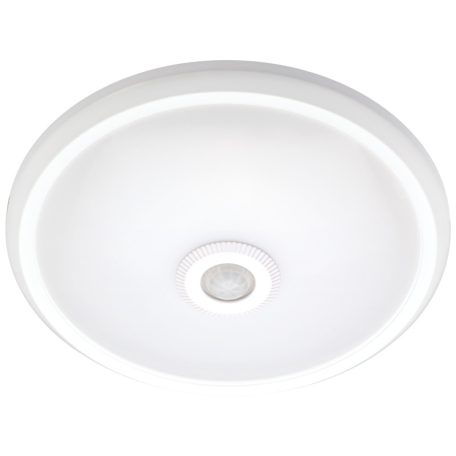Tracon 230 VAC, 12 W, 360°, 6 m, 10 s-3 min, 900 lm, EEI=G MFMI12W Mozgásérzékelős kerek fali lámpatest, fehér 5997374131056