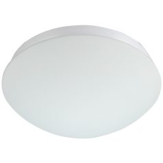   Tracon 230 VAC, 2xE27, 2x60 W,  360°,  8 m, 10 s-12 min, IP44 MFM012 Mozgásérzékelős kerek fali lámpatest, fehér 5997374131049