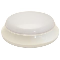   Tracon 100-240V,28W,2100lm,4000K,1-8m,10s-12m,IP54,D=400mm,EEI=F EVAS28NW Műanyag búrás falon kívüli LED világítótest mozgásérzékelővel 5997374202619